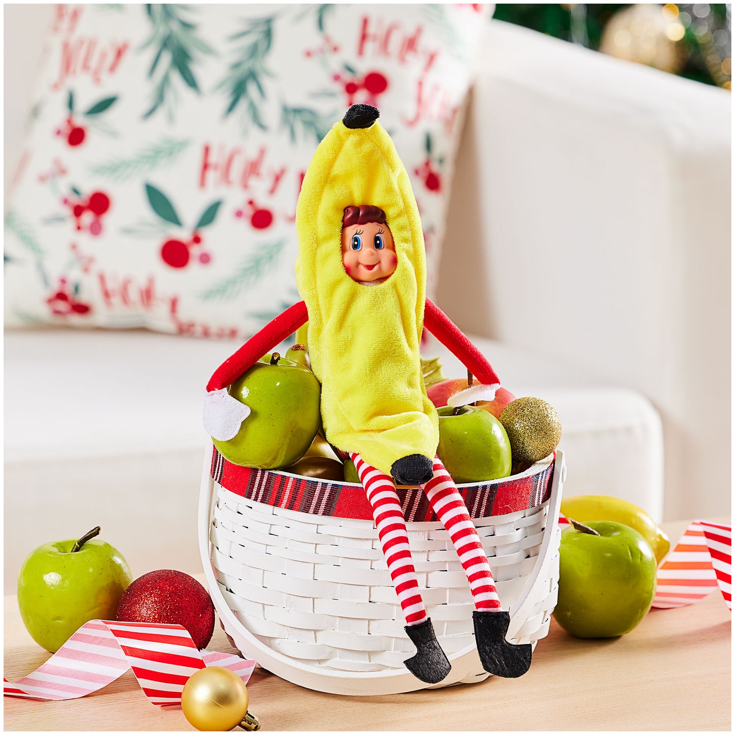 Christmas Elf Banana Outfit