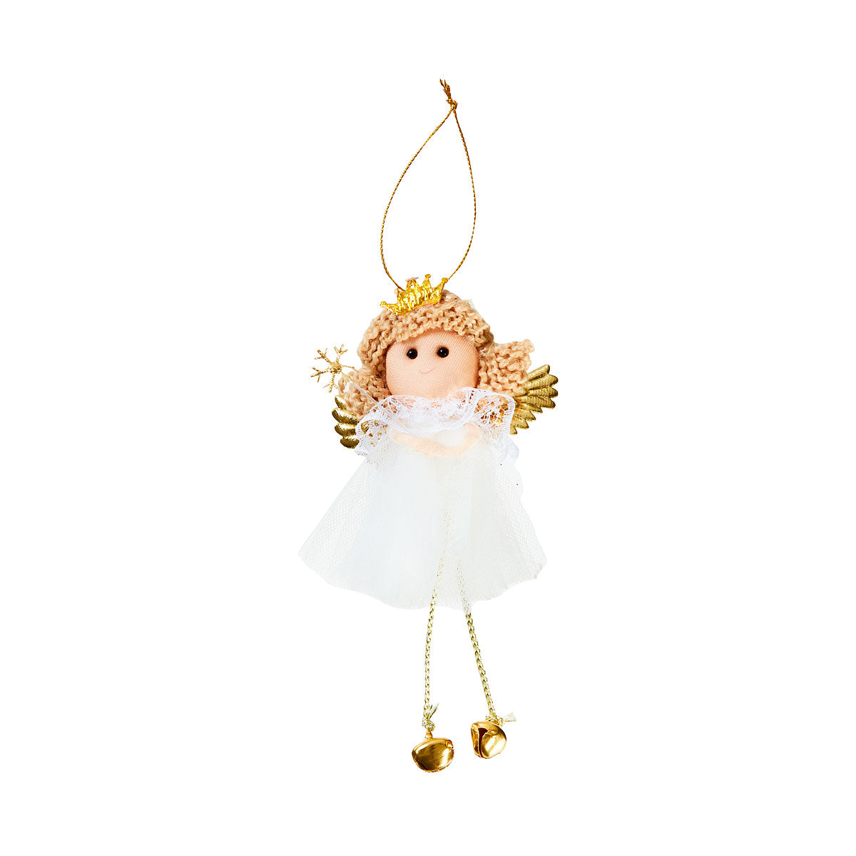 Christmas Tree Decoration Fairy With Crown Assorted