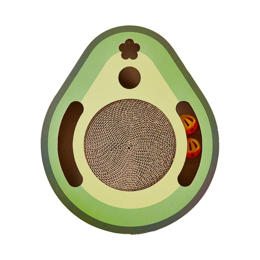 Novelty Cat Scratcher Avo/Carrot
