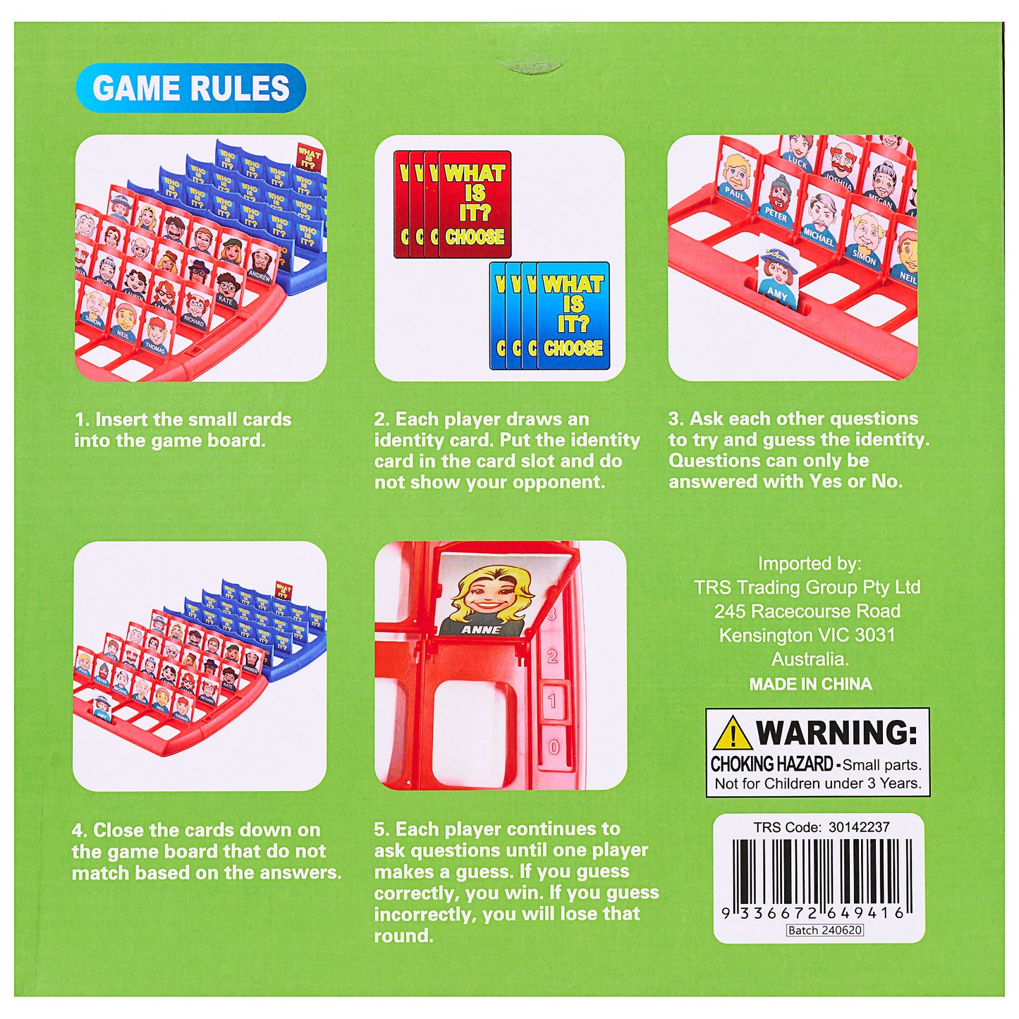 Who Is It? Board Game