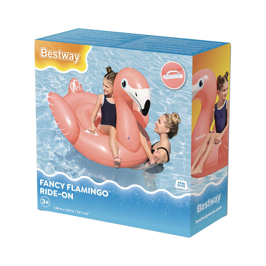 Inflatable Flamingo Ride-On 1.27x1.27m