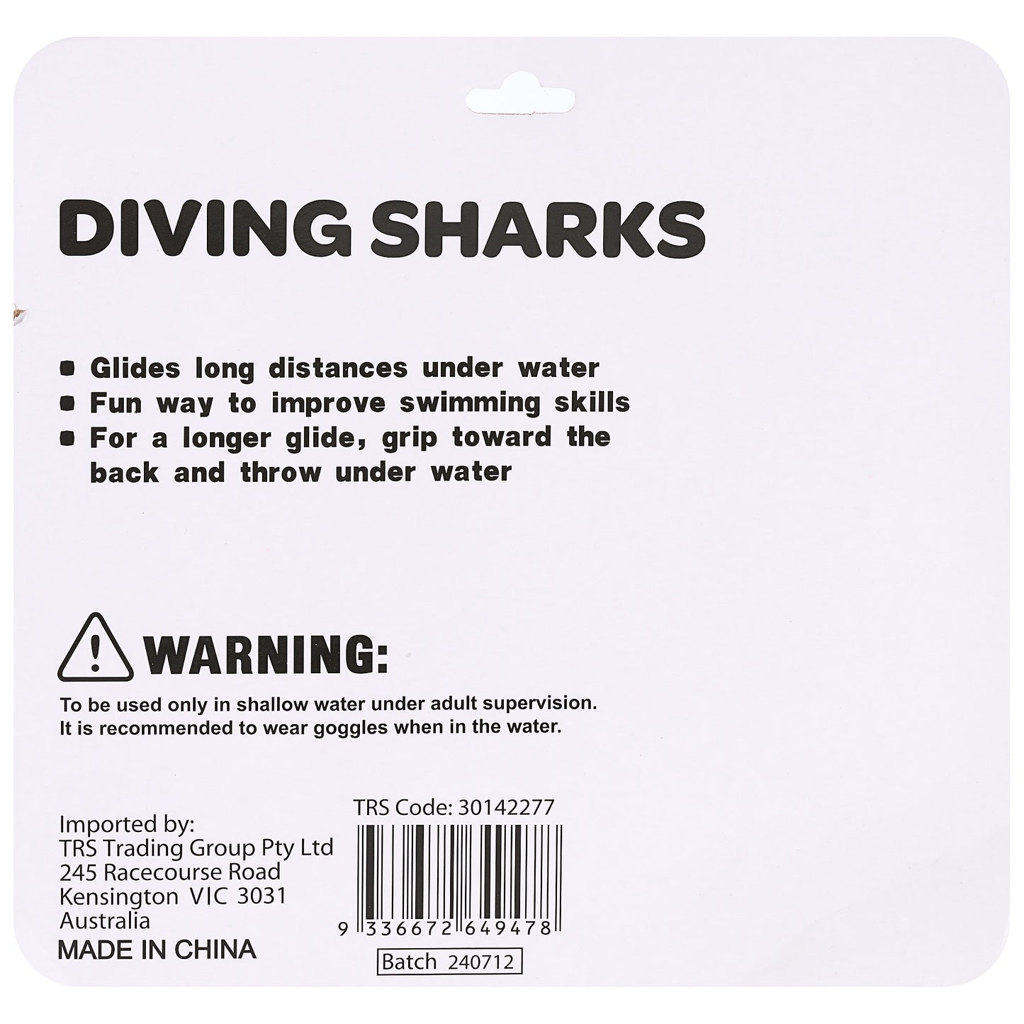 4pc Diving Sharks