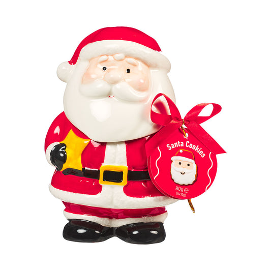 Santa Claus Cookie Jar 17cm 80g