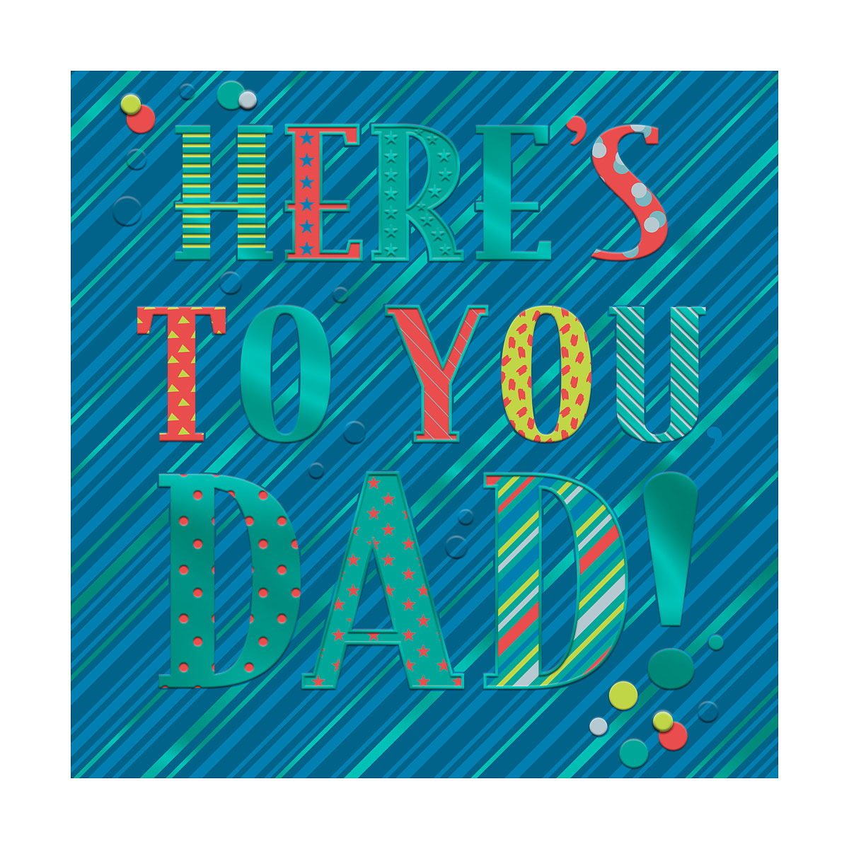 Father's Day Card Here's To You