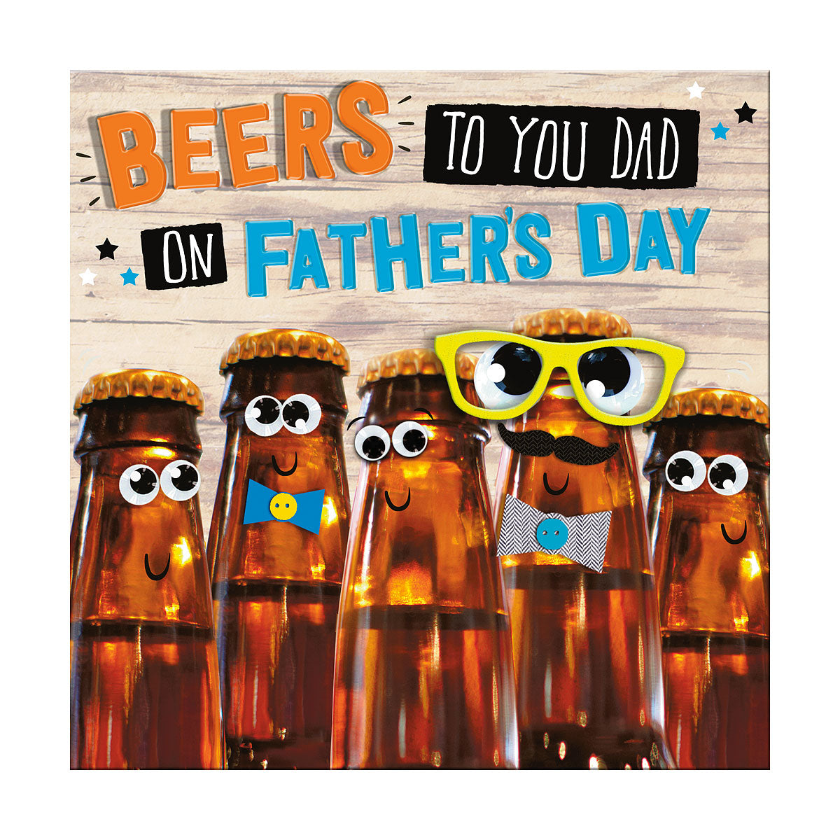 Father's Day Card Dad Beers To You