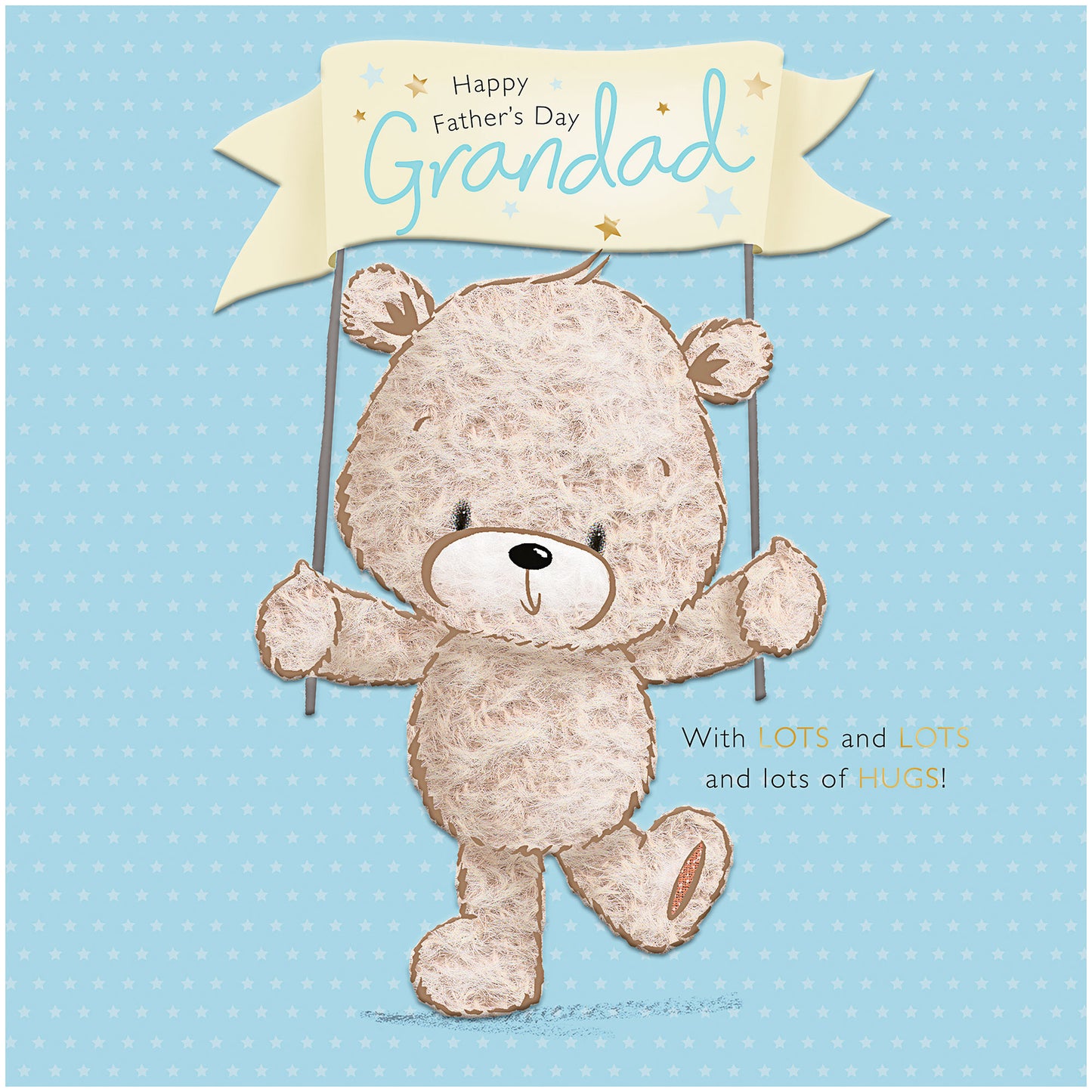 Father's Day Card Grandad Bear N Banner