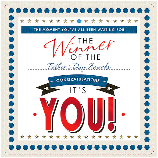 Father's Day Card Winner Is You