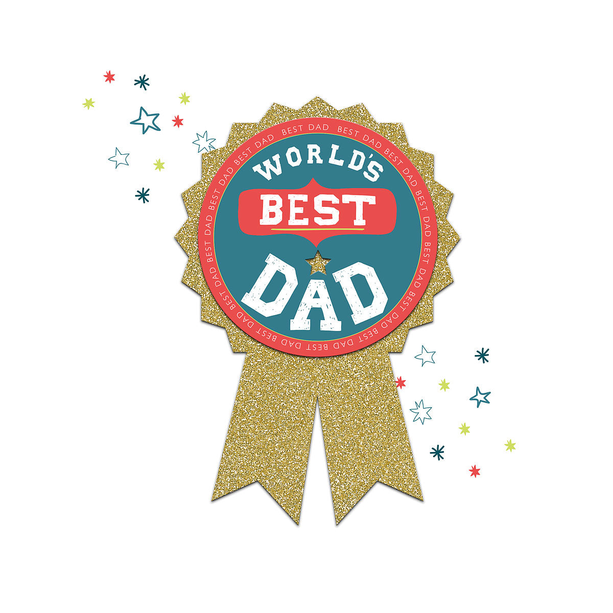 Father's Day Card Champion Dad Hero