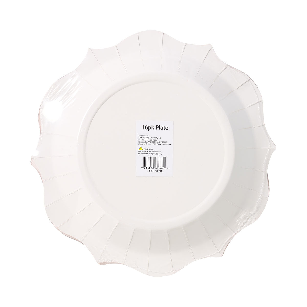 Party Plate Ornate Pink 16pk