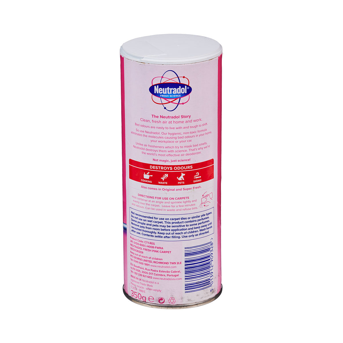 Neutradol Fresh Pink Carpet Deodouriser 350g
