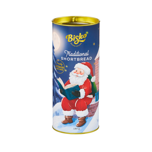 Bisko Traditional Shortbread Tube 180g
