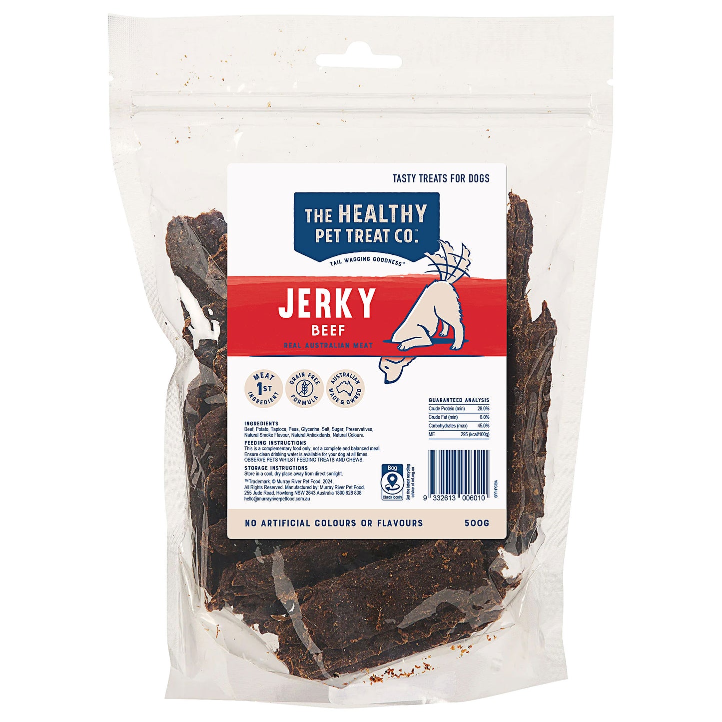 The Healthy Pet Treat Co. Beef Jerky 500g