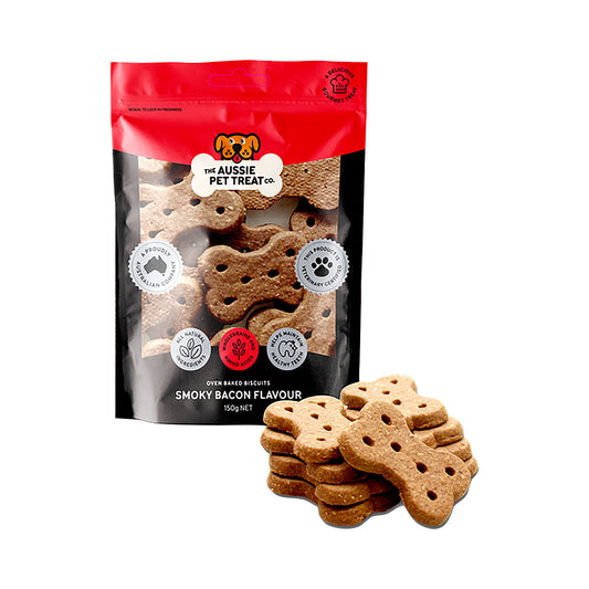 Dog Biscuit Smoky Bacon 150g
