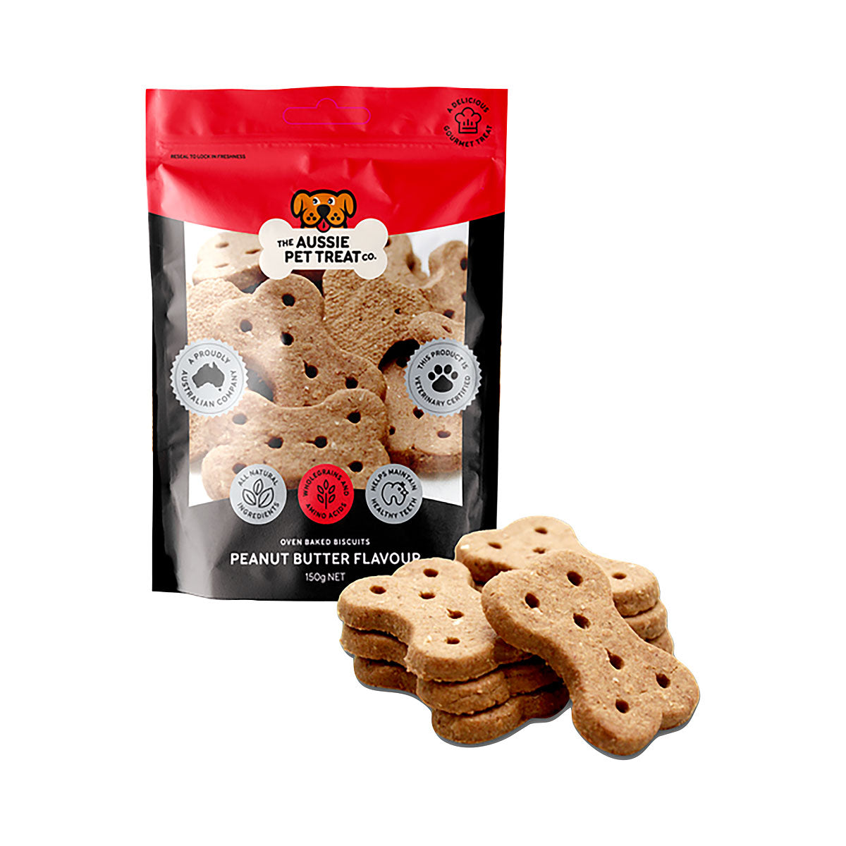 Dog Biscuit Peanut Butter 150g