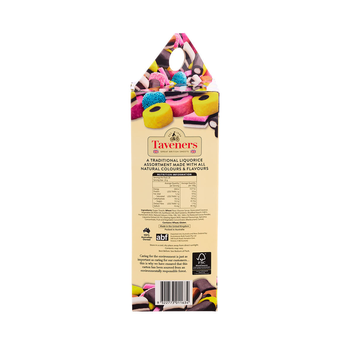 Taverners Licorice Allsorts Giftbox 700g
