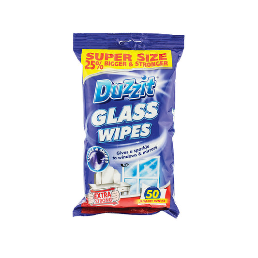 Duzzit Glass Wipes 50pk