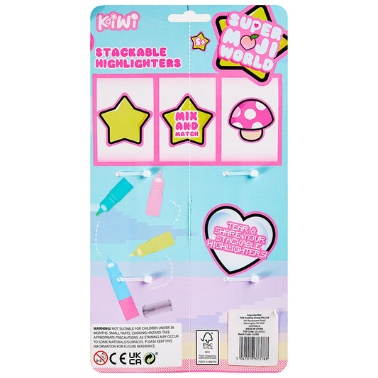 Kiwi Stackable Highlighters Girls 2pk