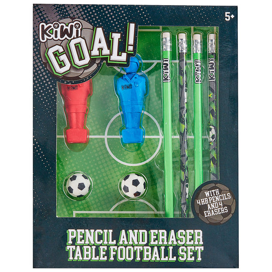 Kiwi Erasers & Pencil Set Goal /Trex