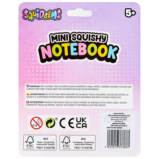 Squidgems Notebook Squishy Keychain