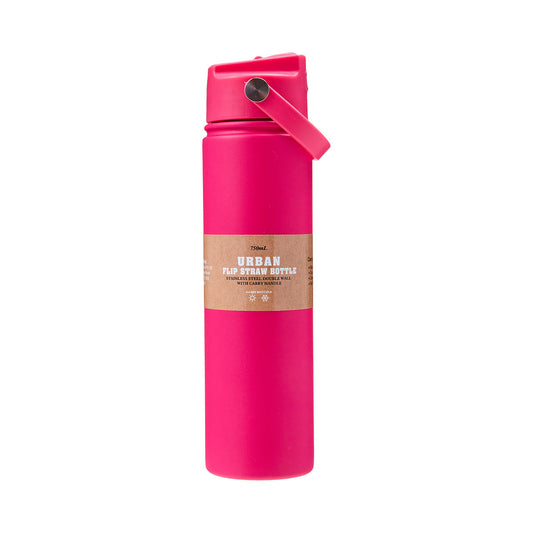 Urban Stainless Steel Bottle Flip Straw 750mL Assorted