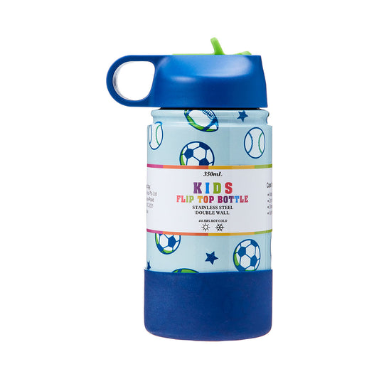 Kids Stainless Steel Bottle Flip Top Assorted