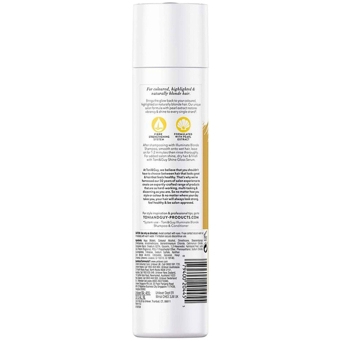 Toni&Guy Illuminate Blonde Shampoo 250mL