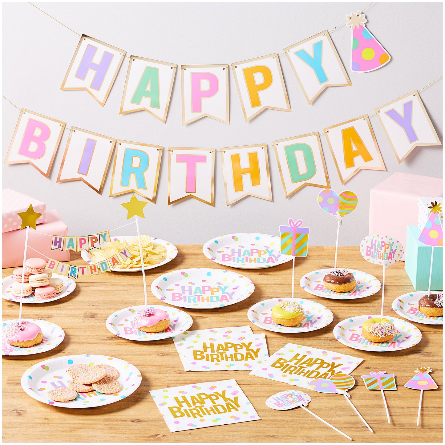 Party Pack Happy Birthday Theme 50pcs