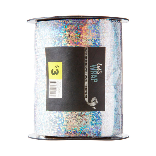Curling Ribbon Holographic Assorted 5mm×200m