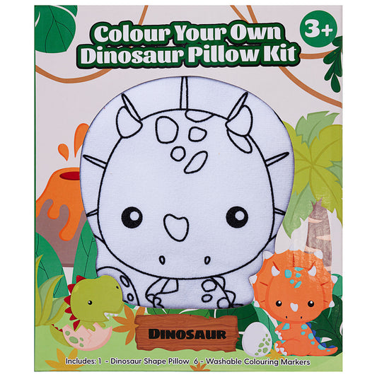 Colour Your Own Dinosaur Pillow