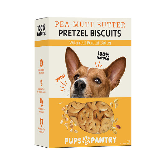 Pups In The Pantry Peanut Butter Pretzel 140g