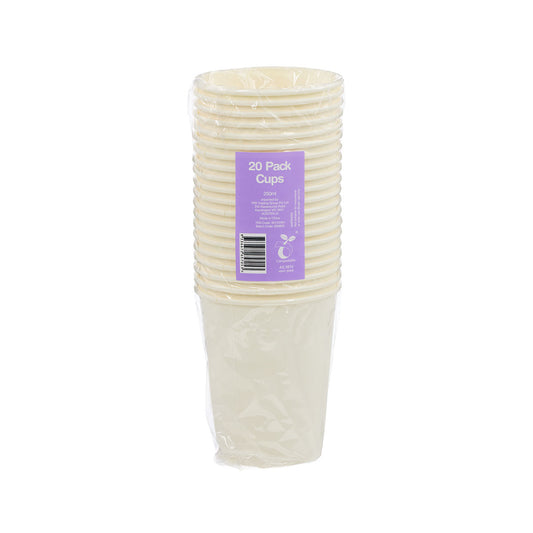 White Cup 250mL 20pk Small