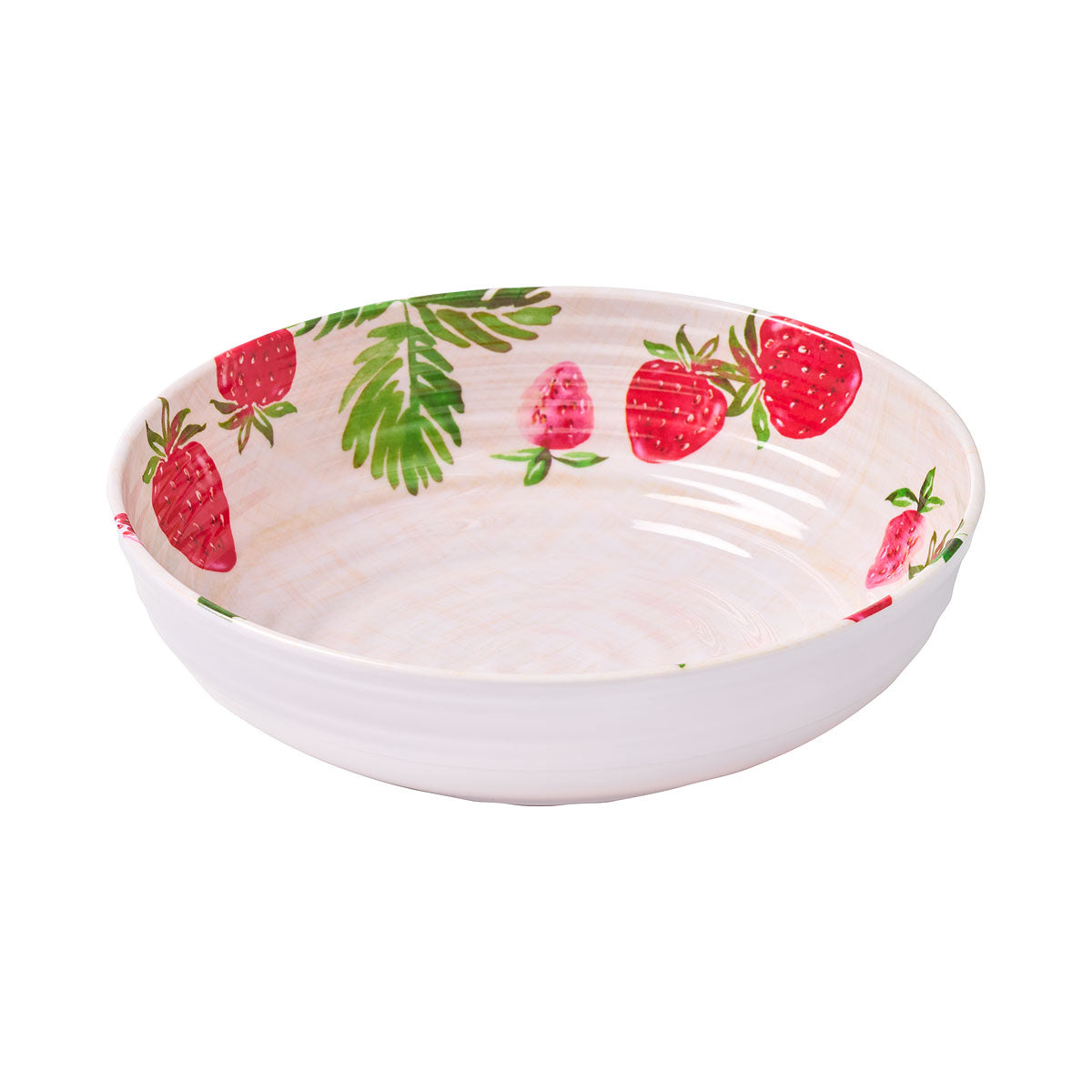 Strawberry Fields Melamine Bowl