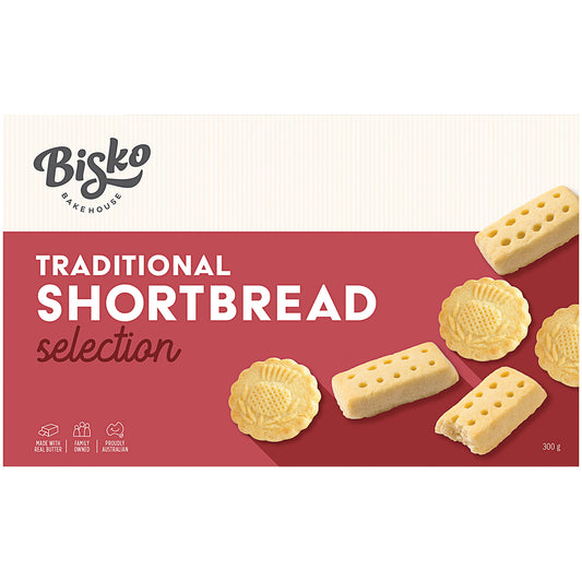 Bisko Shortbread Traditional Selection 300g