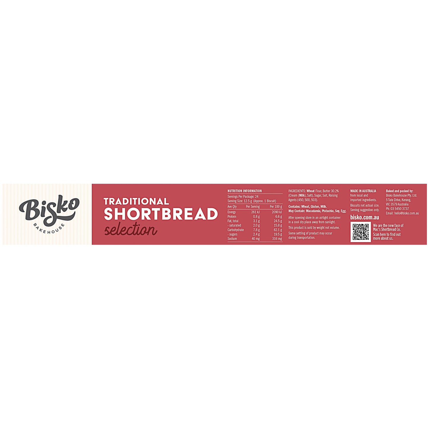 Bisko Shortbread Traditional Selection 300g