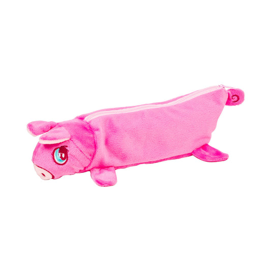 Graphix Pencil Case Plush Pals Cow Pig