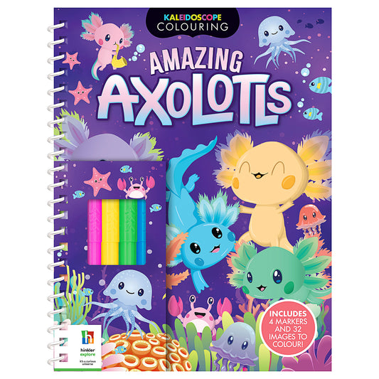 Kaleidoscope Colouring With Pens Assorted