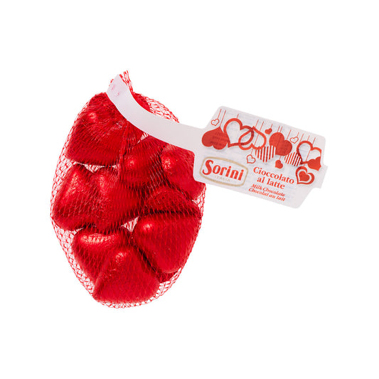 Milk Chocolate Red Hearts 70g