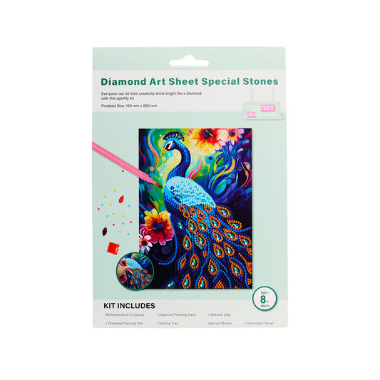 Diamond Art Sheet Special Stones Assorted