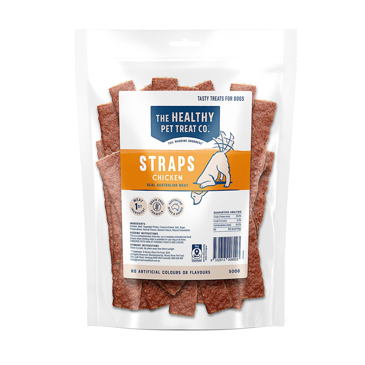 The Healthy Pet Treat Co. Chicken Straps