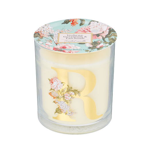 Farmhouse Floral Monogram Candle Assorted