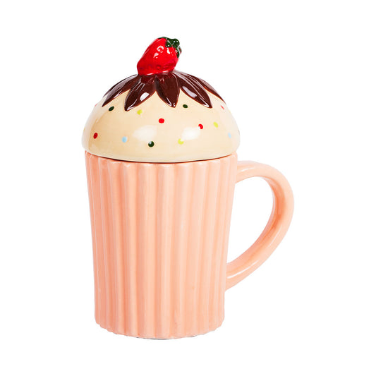 Cupcake 3D Lidded Mug