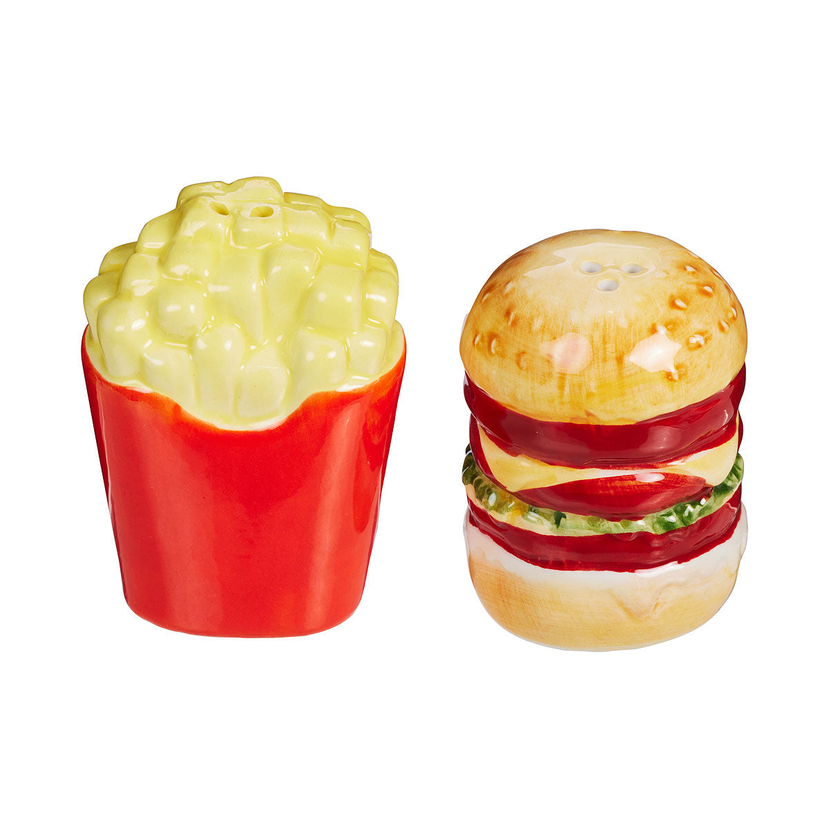 Burger And Chips Salt & Pepper Shakers