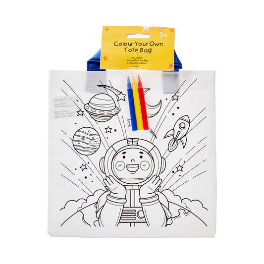 Colour Your Own Tote Bag Unicorn Astro