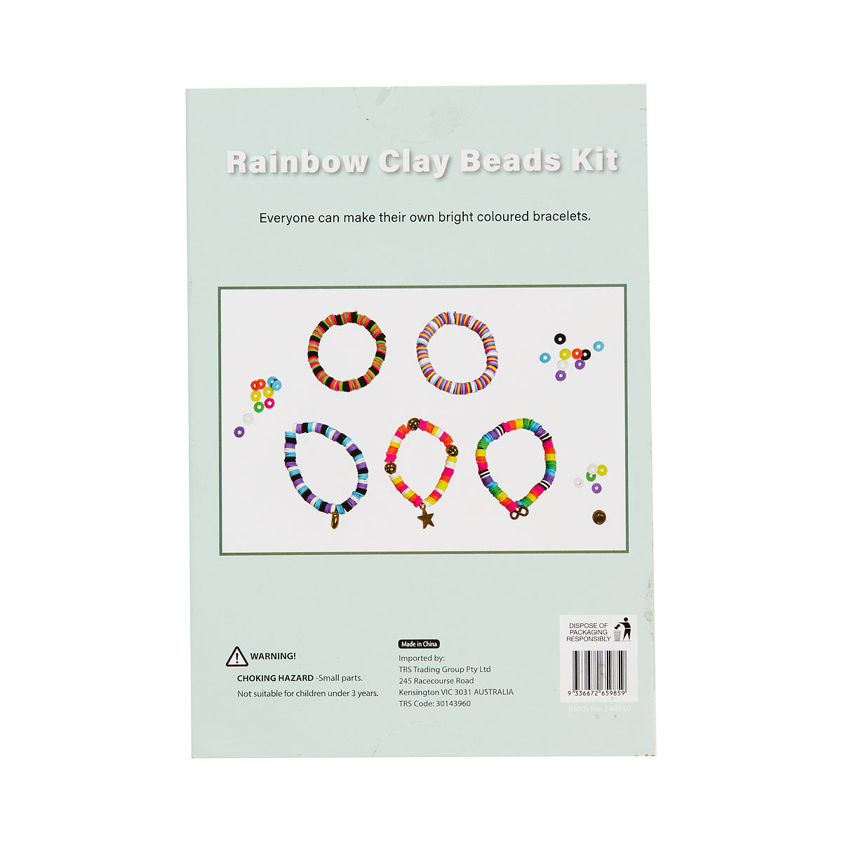 Clay Beads Kit Rainbow