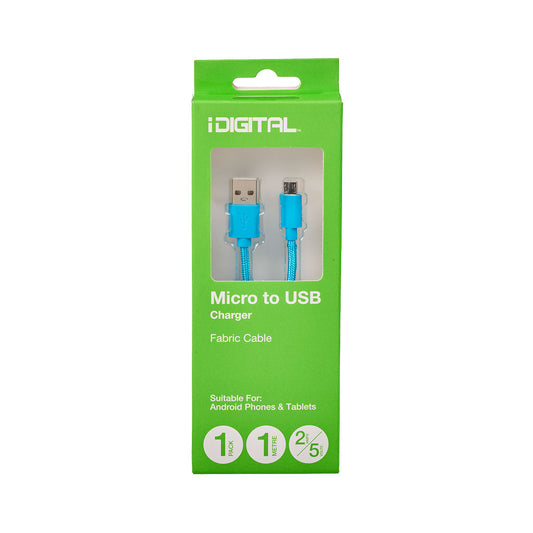 Micro To Usb Fabric Cable 2a 1m