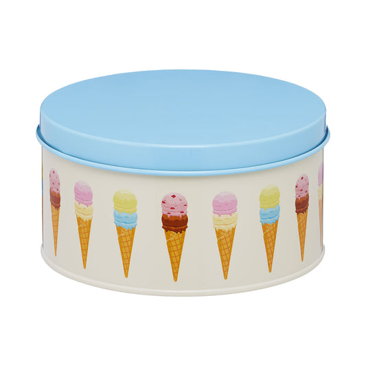 Naughty and Nice Cake Tin Round Small