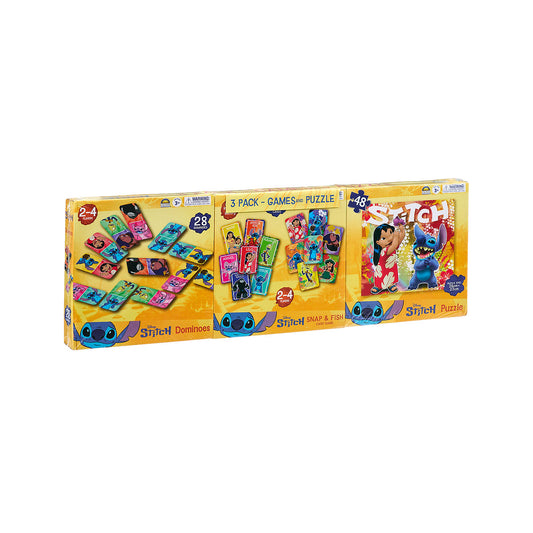 Games & Puzzle Pack Stitch 3pk
