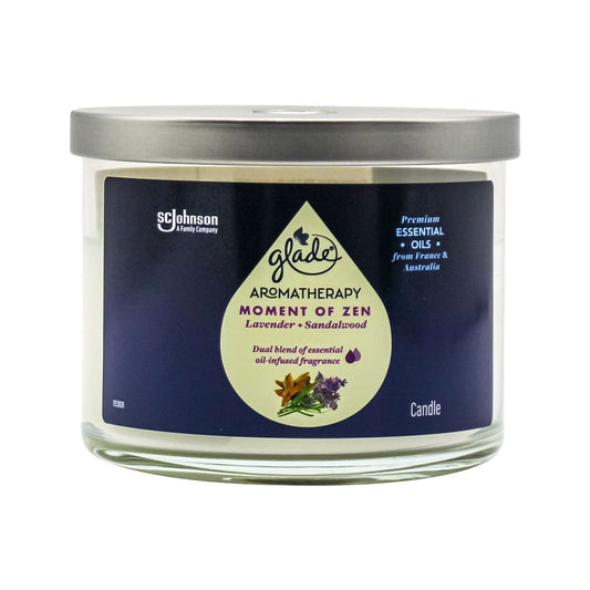 Glade Aroma Candle Lavender & Sandalwood 260g
