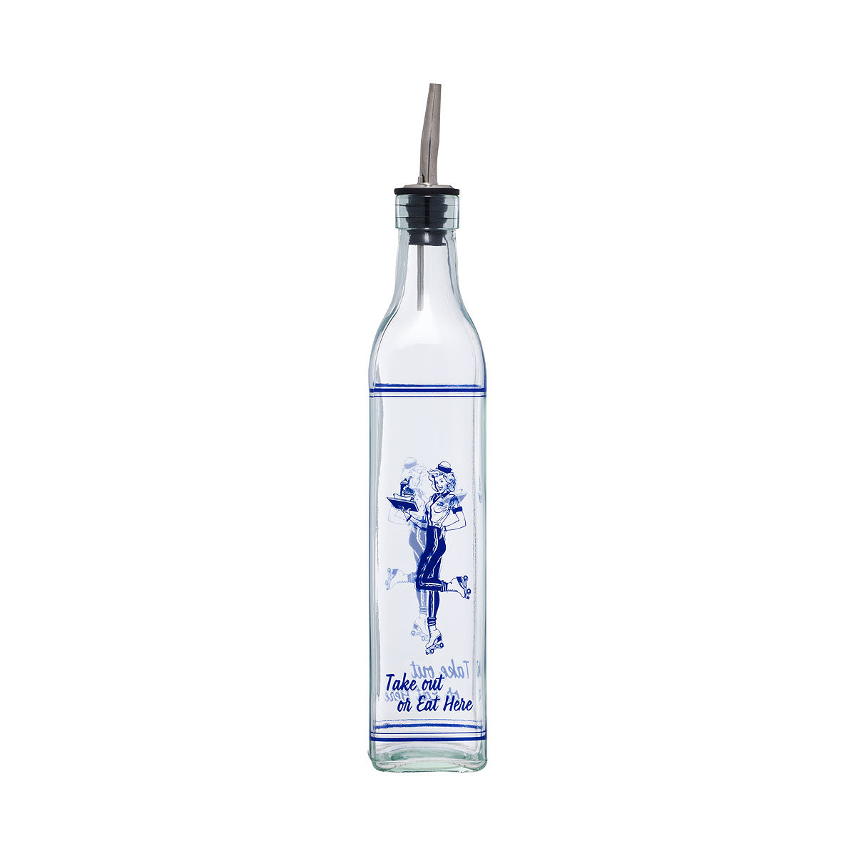 Diner Glass Oil Bottle Assorted