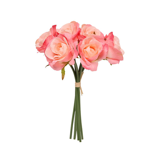 Rose Bunch Peach/Red/Pink